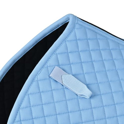 WeatherBeeta Prime Air-Tec Jump Shaped Saddle Pad - color: Sky Blue, size: Large