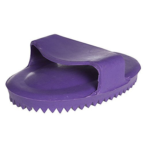 Partrade Trading Corporation Junior Soft Rubber Curry Comb Purple