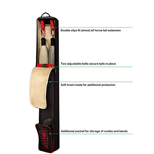 Horse Tail Extension Bag, Horse Brush