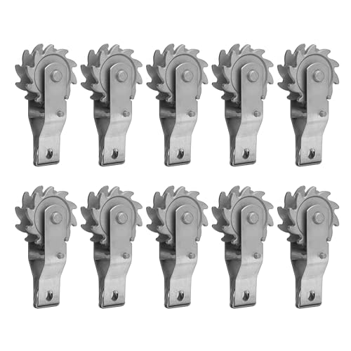 Electric Fence tensioner, Wire Strainer, High tensile Fence Tightener 10pcs - color: silver, size: 10 pcs