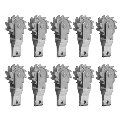Electric Fence tensioner, Wire Strainer, High tensile Fence Tightener 10pcs - color: silver, size: 10 pcs