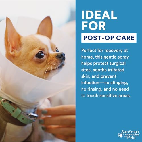 SkinSmart Antimicrobial Wound Care for Pets, Hypochlorous Acid Spray, 8 oz