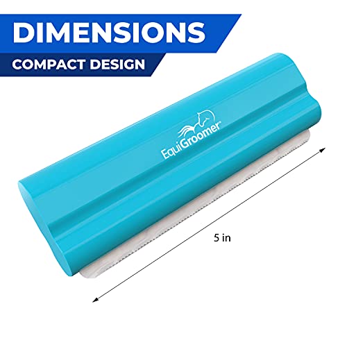 EquiGroomer 5-Inch Undercoat Deshedding Brush for Dogs & Cats, Turquoise - color: Turquoise, size: 5 Inch