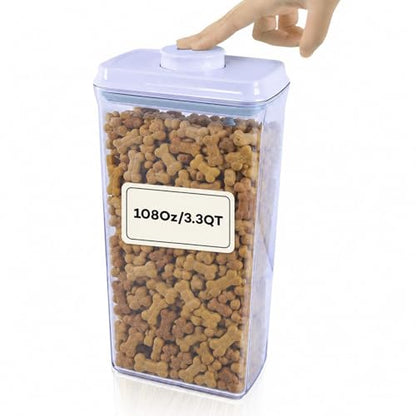 Bop Top Airtight Food Storage Containers | Pop-Top Lid | 13.5 Cups / 108 Oz - color: Single: 108 oz
