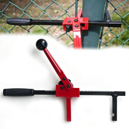 Chain Link Fence Stretcher Tool - Heavy Duty Fence Puller Stretcher for Chain Link Fence, Barbed and Woven Wire, with Deep Hook Design, for Farm Owners and DIY Fence Projects