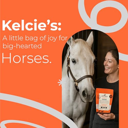 Kelcies Pumpkin Spice Horses Treats - Low Sugar, Starch, and Carbohydrates | Healthy Treats for Horse Supports Superior Digestion 8 Ounce (1 Pack) - size: 8 Ounce (Pack of 1)