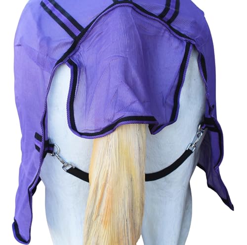 60" Horse Mesh Light Weight Sheet Summer Spring Airflow 73410 - color: Purple, size: 60 inches