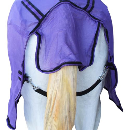 60" Horse Mesh Light Weight Sheet Summer Spring Airflow 73410 - color: Purple, size: 60 inches