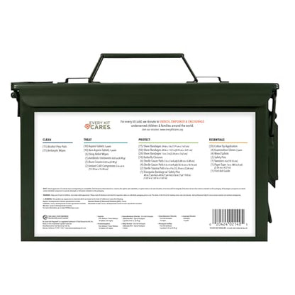 Be Smart Get Prepared Medi+Can First Aid 270 Pc Utility Metal Can Tactical
