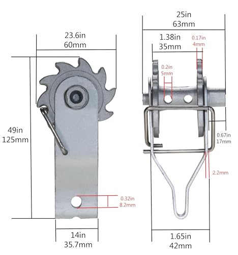 Electric Fence Wire Strainer for Electric Fence, Farm Fence, Heavy Duty Inline Wire Tensioner, Wire Ratchet Tensioner (20 Pack)
