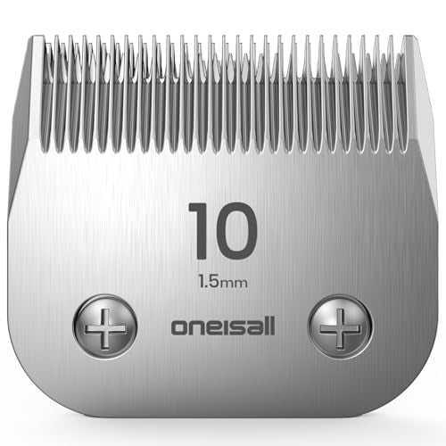 oneisall Professional Dog Grooming Clippers Replacement Blade 10 - size: #10