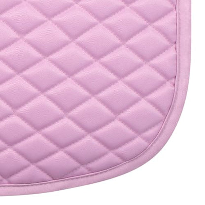 TuffRider Basic Pony Saddle Pad – Diamond Quilted, Flannel Lined, Breathable Schooling Pad for Horses - color: Lilac