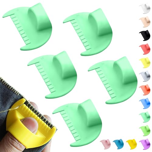2mm-6mm Seam Guide for Hand Sewing Edge Lockranding Tool 5 PCS Set for Leather/Fabric/Craft Sew, Green - color: Green 2-6mm 5PCS