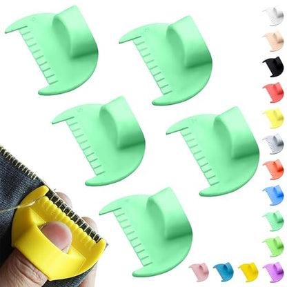 2mm-6mm Seam Guide for Hand Sewing Edge Lockranding Tool 5 PCS Set for Leather/Fabric/Craft Sew, Green - color: Green 2-6mm 5PCS
