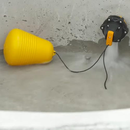 Jobe Valves J-MFV0075DLT 82026 Megaflow Valve 3/4", Yellow/Black – High Flow Float Valve for Livestock Water Troughs, Up to 90 GPM, Underwater Mount, GF Nylon Construction - size: 3 Pack