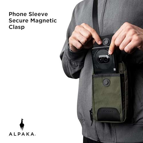 ALPAKA Modular Sling V2 Mini Sling Bag for Phone - color: Dark Green