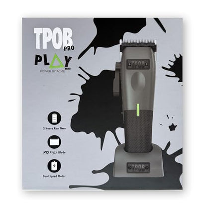 TPOB Mini Play Professional Hair Clippers (Grey) - color: Grey