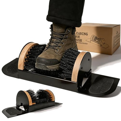 MAXIMILIAN Boot Scraper Outdoor Shoe Brush with Flaps 18.11in/46cm