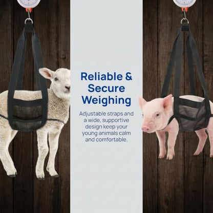 Mikikit 2 PCS Goat Sling for Hoof Trimming and Calf Weighing Animals