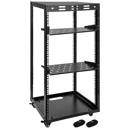 20U Server Rack w/ 2 Racks, Versatile Open Frame IT Rack - size: 20U