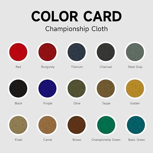 Championship - Invitational Felt w/Teflon - 7/8/9ft - color: English green, size: 7ft