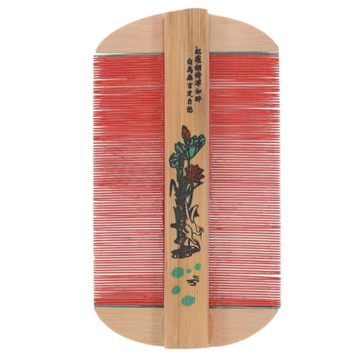 IMIKEYA Suyod Hair Comb from The Philippines - Double-Sided Comb for Removal Fine Tooth Design for and Nit Treatment at Home or Travel - size: M