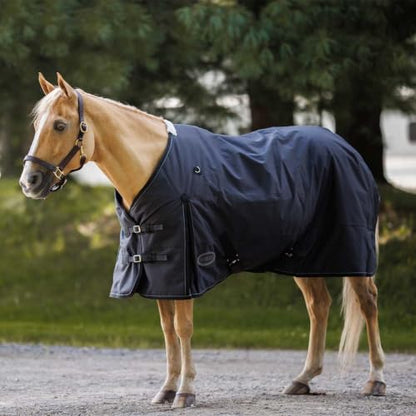 Glacier Heavyweight Turnout Blanket 600D (Black, 74) - size: 74