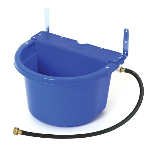 Little Giant® Automatic Animal Waterer | DuraMate Float Controlled Automatic Waterer for Livestock | Heavy Duty and Durable | Made in USA | 4 Gallon (Blue, 4 Gallon) - color: Blue