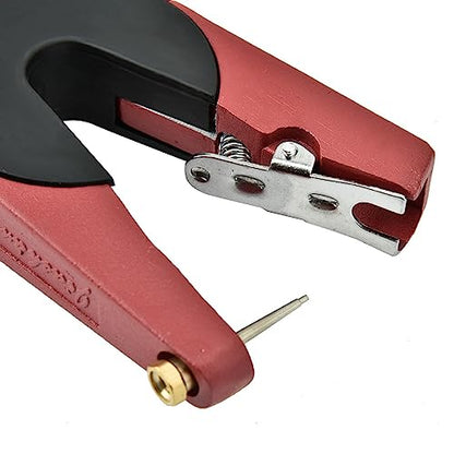 Generic Livestock Ear Tag Plier Applicator Tool Heavy Duty Alloy Ergonomic Anti Slip Handle with Spare Pin for Pig Cow Cattle Sheep Goat Farm Animals