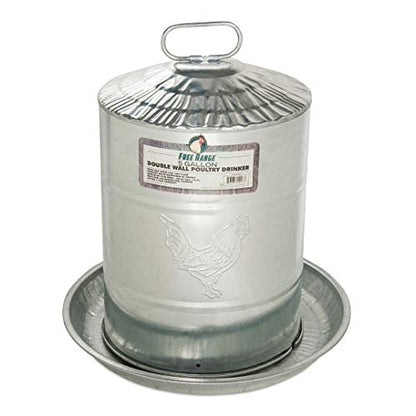 Harris Farms Double Wall Poultry Drinker|Automatic Poultry Water|5 Gallons