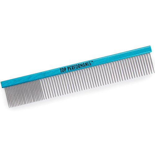 Master Grooming Tools Aluminum Finishing Comb — Versatile Combs for Grooming Dogs, 10", Black (Pack of 3) - size: 10 " (Pack of 3)