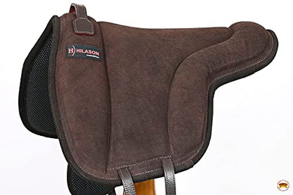 HILASON Horse Bareback Saddle Pad Brown 24 X 36 in