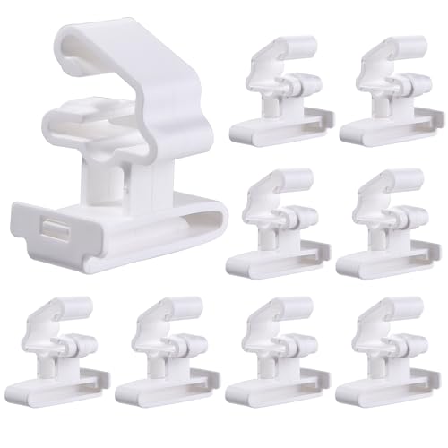 Electric Fence T-Post Insulators for Electric Fence Polytape, White, 25 - color: white, size: 25