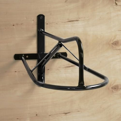 1Pc Saddle Rack Wall Mounted 22.3 x 11.1 x 8.6 Inch with Bridle - size: 1Piece