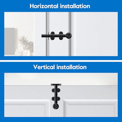 HOME MASTER HARDWARE 6 Inch Dutch Door Bolt and Latch, 1 Pack Oil Rubbed Bronze Slide Bolt Lock for Interior Dutch Doors, Barn Doors, Wooden Fence, Patio Doors