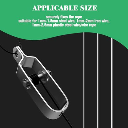 12Pcs Electric Fence Tightener, Heavy Duty Silver Galvanised Inline Wire Ratchet Tensioner for Tensioning Cable Farm, Fence, Home (100mm/4”) - size: 100mm/4”