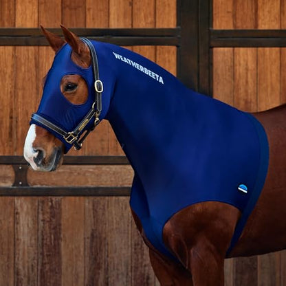 WeatherBeeta Stretch Hood with Zip, Navy, Full - size: Full
