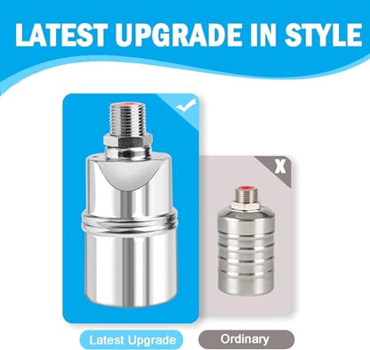 Long Water Float Valve, 304 Stainless, Auto Level Control, 1/2 & 3/4 in - color: 1 Pack, size: Long