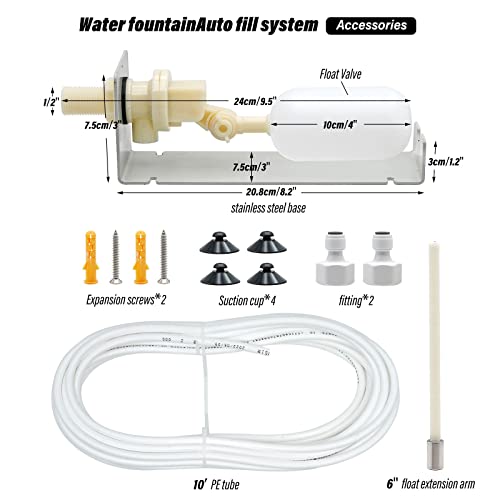 Water Fountain Auto Fill System Automatic Fountain Filler