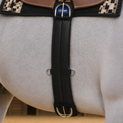 Western Neoprene Comfort Anti-Slip Saddle Straight Cinch Girth Black 97107 - size: 32"