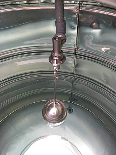 304 Stainless Steel Balanced Float Ball Valve, Tank Mount, 100 Psi (3/4") - size: 0.75 Inch