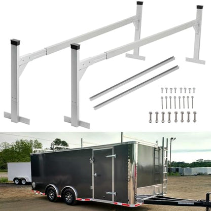 Aluminum Trailer Roof Ladder Rack for Enclosed and Open Trailers