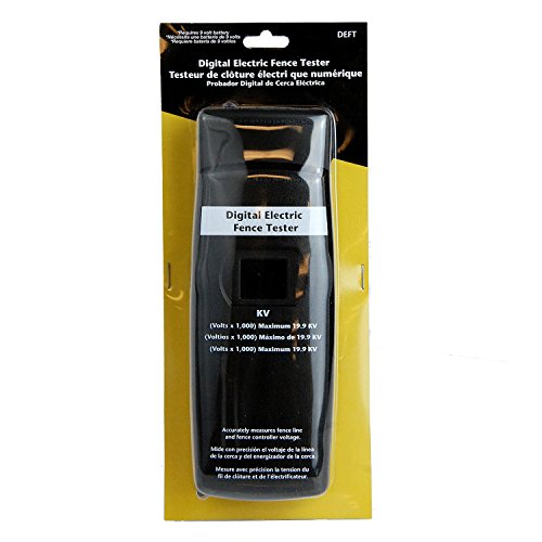 Zareba Digital Electronic Fence Tester - DEFT - Electric Fence Tester with Backlit Display - Convenient Pocket Size