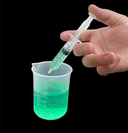 5ml Syringe for Liquid, Oral, Scientific Labs, Measurement, Dispensing, with Cap- 3 Pack 5ml Syringes - style: 5 ml