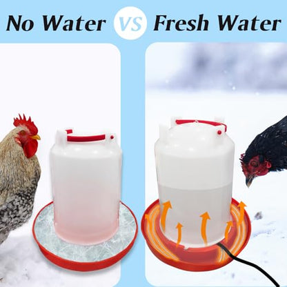 Chicken Water Heater Cord, Freeze-Proof Cable for Poultry Waterers, 1 Pack