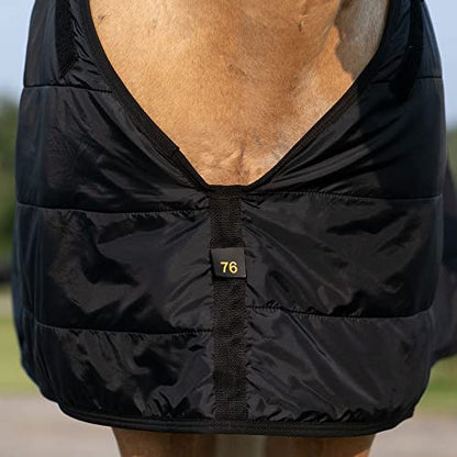 Adjusta-Fit VTEK Nylon Blanket Liner | Size 72 | Enhances Horse Comfort | Customizable Fit | Ideal Layer for Extra Warmth | Perfect for High Withered Breeds - size: 72