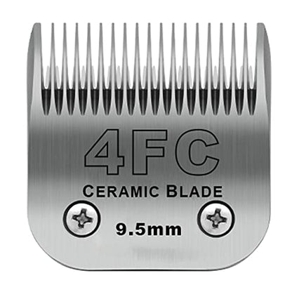 4FC Grooming Ceramic Pet Clipper Blades Compatible with Andis & Oster A5 - color: Silver, size: 4FC 9.5mm