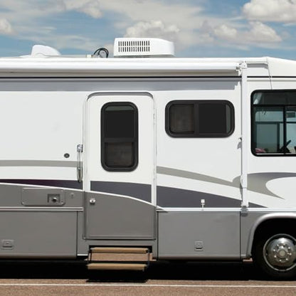 RV Window Teardrop Style 2Pack, 12" X 24" Universal RV Window Vertical Slide With 2 Trim Ring, Vertical Sliding Glass Window with Screen Window for Cargo, Horse Trailer (12" X 24" （2 pack）) - size: 12" X 24"（2 pack）