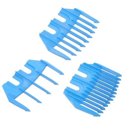 Sheep Trimmer Guide Attachment 3 pcs Plastic Clipper Guide for Sheep Shearing Precise Positioning Safe Grooming Trimming and Animal Coat Finishing