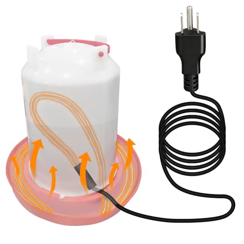 Chicken Water Heater Cord, Freeze-Proof Cable for Poultry Waterers, 1 Pack